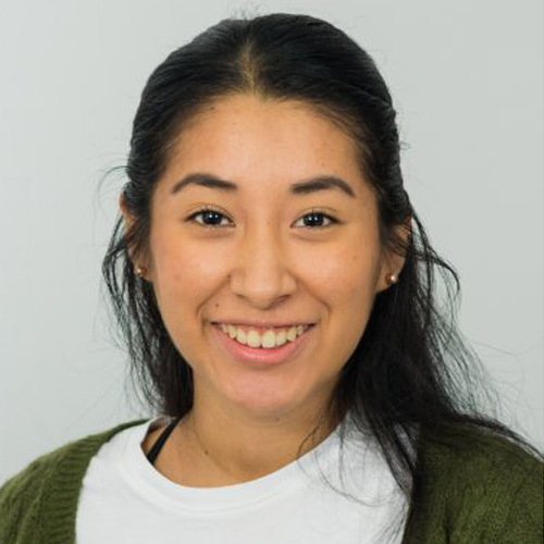 a woman smiling for the camera