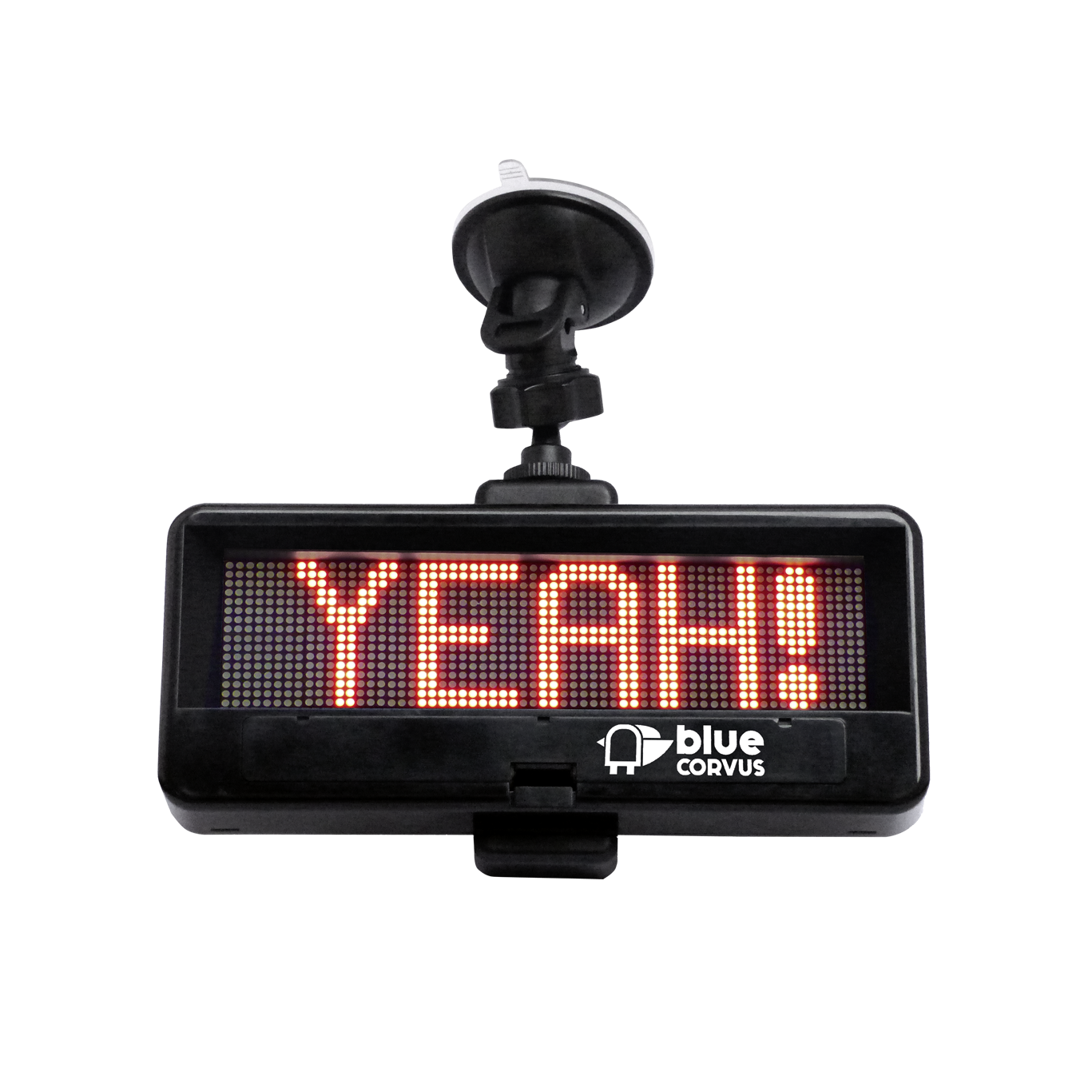 BLUECORVUS, scrolling LED display