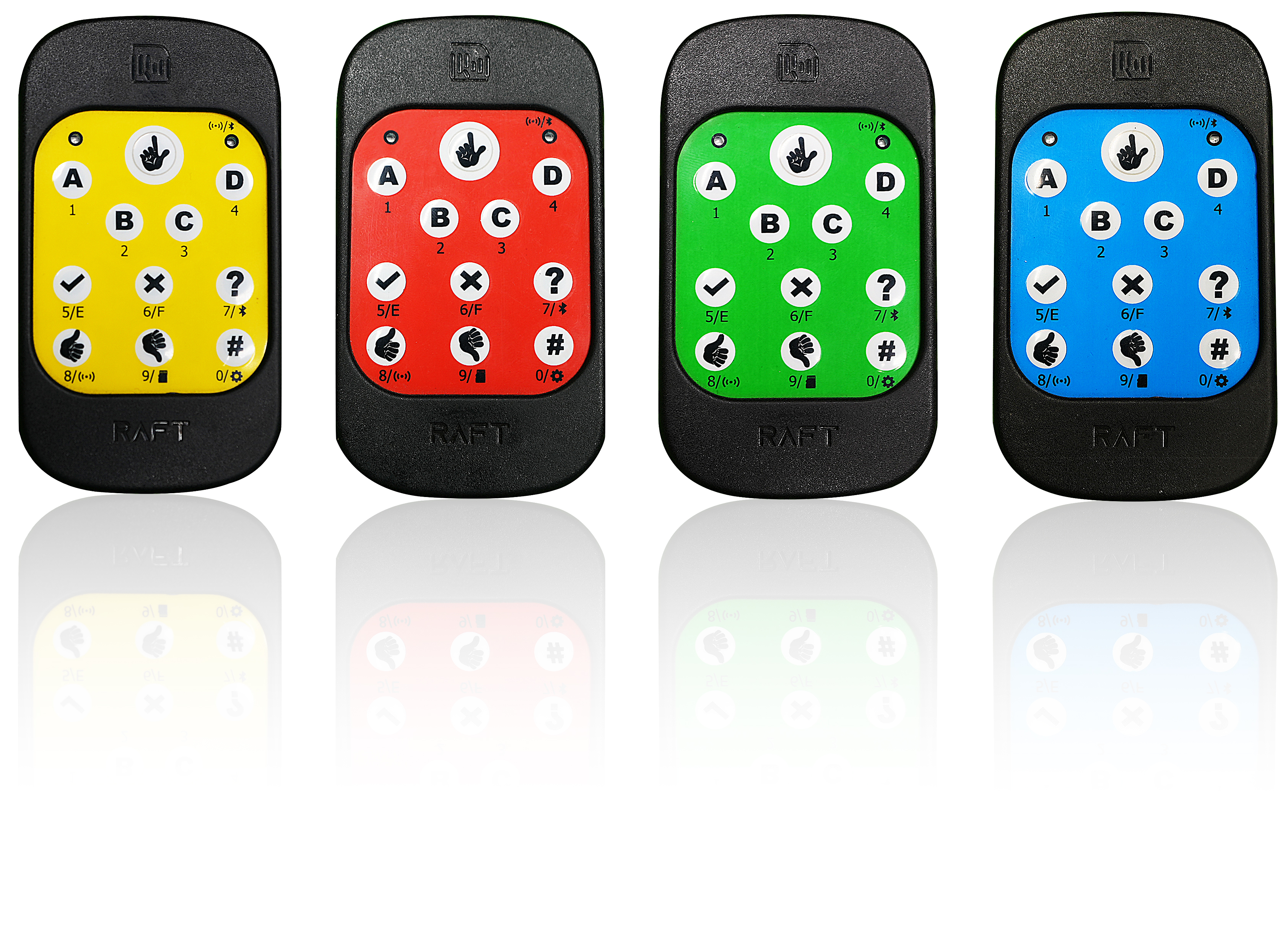 Four Chargtron RAFTs using nRF52810 SoC