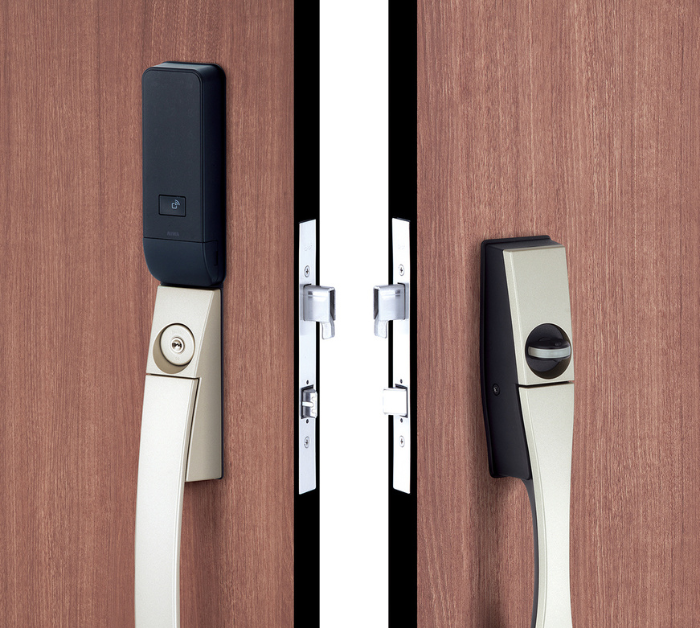 indoor table wooden sitting cellphone different box row old phone laying group