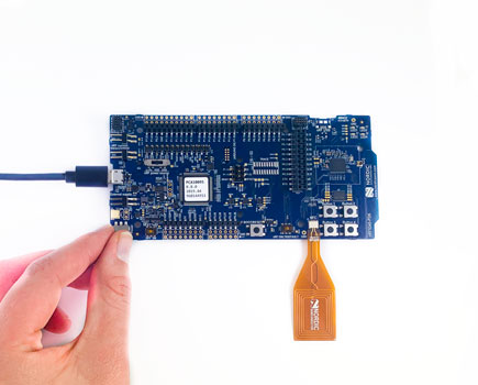 nRF5340 PDK: Fig 3 - Power on