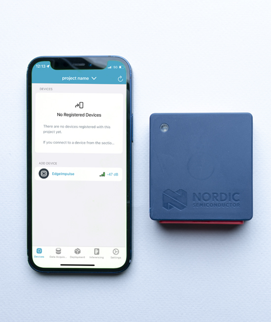 iPhone with connecting screen for new Thingy:53 next to Thingy:53
