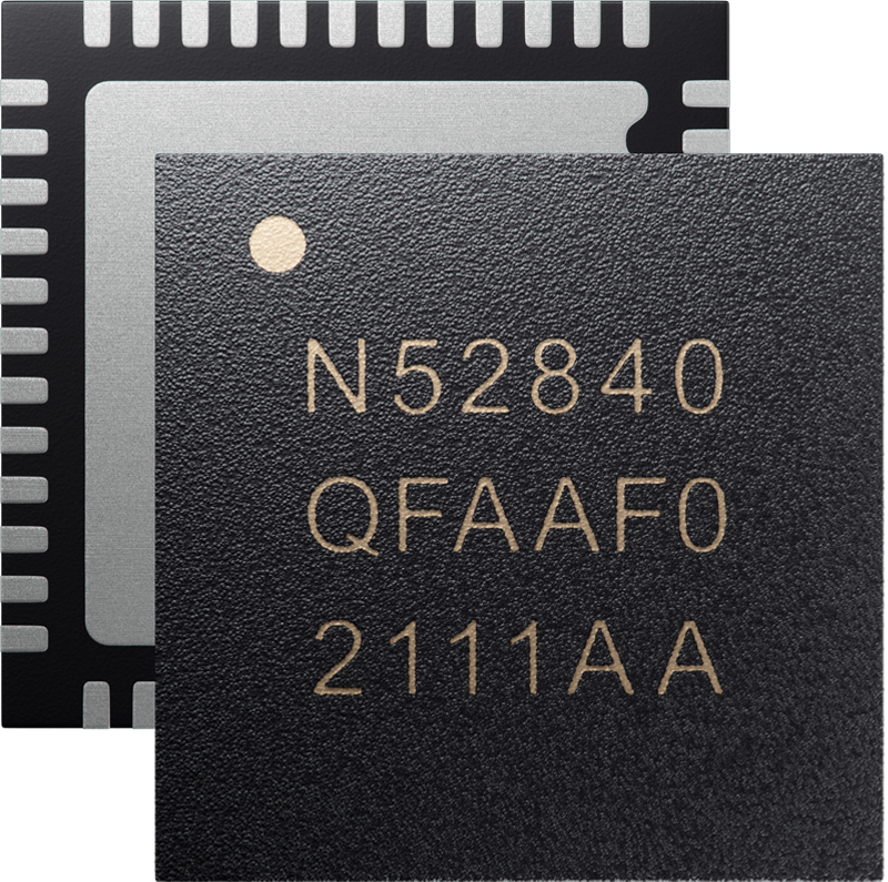 nRF52840 QFN48 6x6 stacked